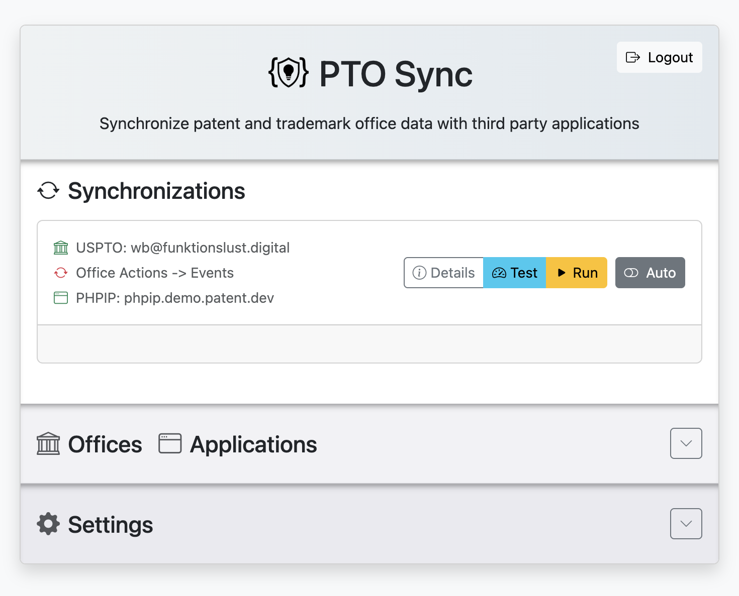PTO Sync Dashboard
